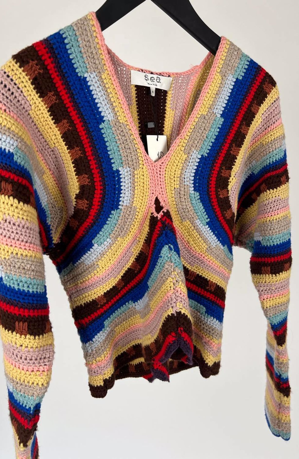 Sea New York chrochet knit multi size S